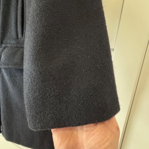 Vintage Gallery by Fennelli navy double breasted pea coat wool blend - Picture 7 of 17